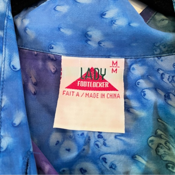 Footlocker | Vintage Silk Button Up - Picture 11 of 12